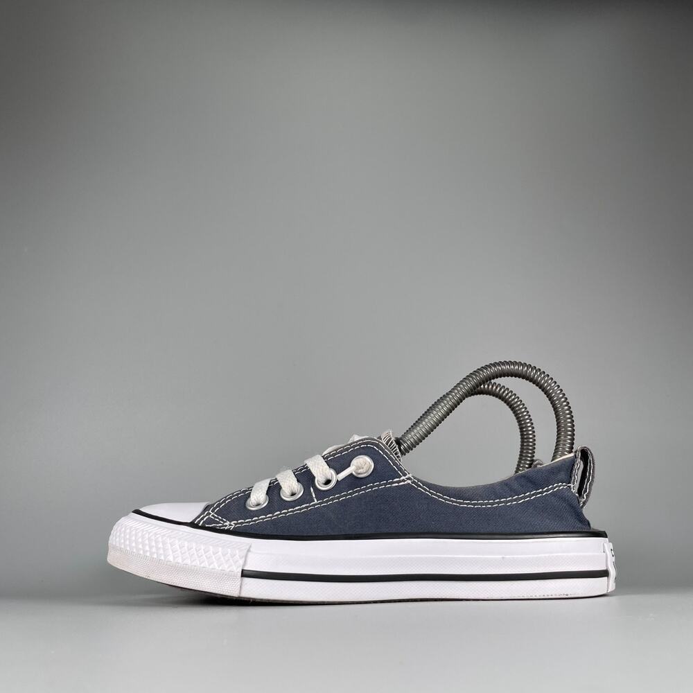 Converse Chuck Taylor All Star Shoreline Women 5.5 Blue Canvas Sneakers Athletic